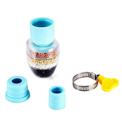 6-Layer Faucet Water Filter & Splash Saver