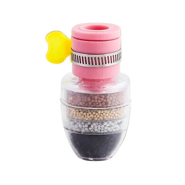 6-Layer Faucet Water Filter & Splash Saver