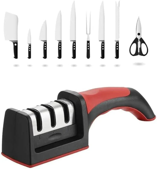 Premium Knife & Scissors Sharpener
